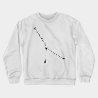 cancer constellation Crewneck Sweatshirt